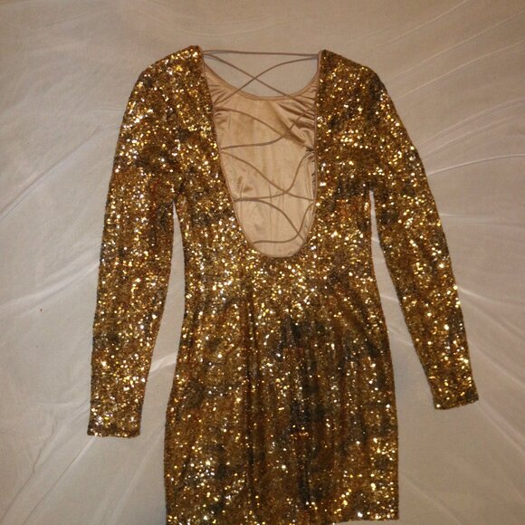 Guess sequin bodycon dress - Picture 1 of 4